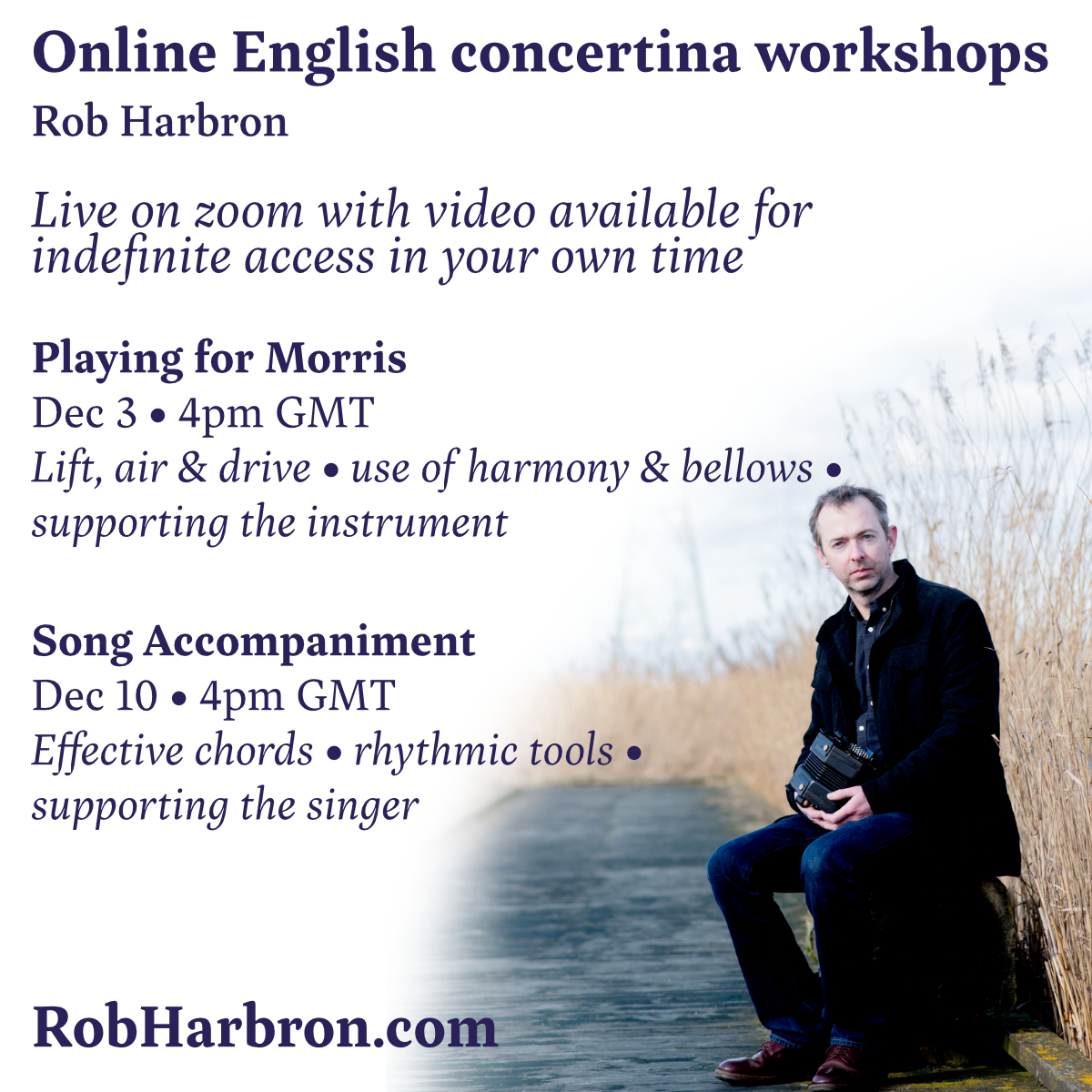 Online English concertina workshop - Song Accompaniment